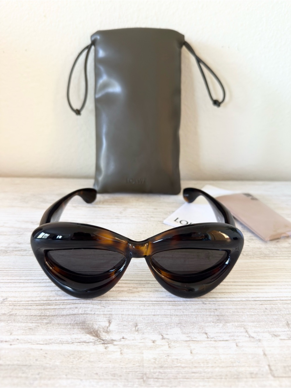 New Loewe Cat Eye Sunglasses 55mm, brown